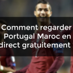 regarder portugal maroc direct