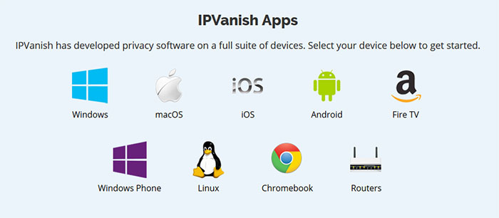 Applications IPVanish