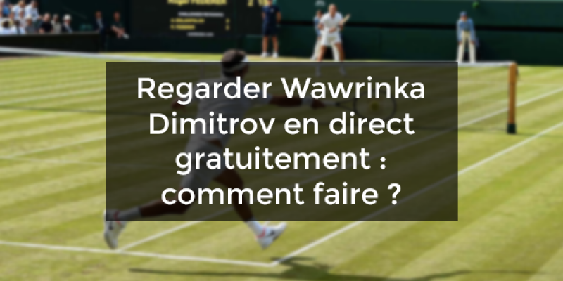 Regarder Wawrinka Dimitrov en direct gratuitement : comment faire ?